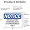 Signmission No Soliciting Vendors Seen By Appointment Only OSHA Notice Sign, Vinyl Decal, 7in W x 5in L, 2PK OS-2PACK-NS-D-57-L-14841 - alternate 2